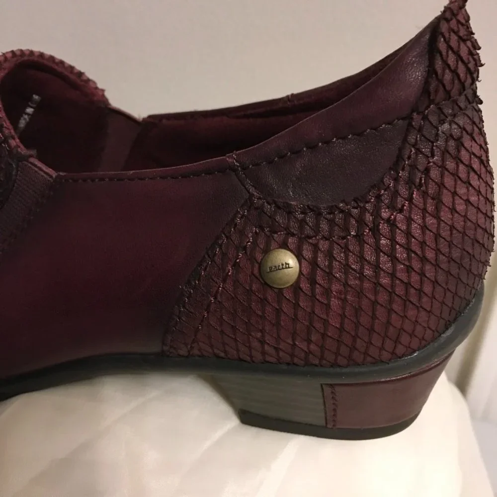 Earth Dorado Prune Relief Pod Leather Shoes